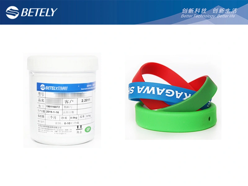 Strong Adhesive Translucent Platinum Cure Silicone Rubber For Bracelet  Products