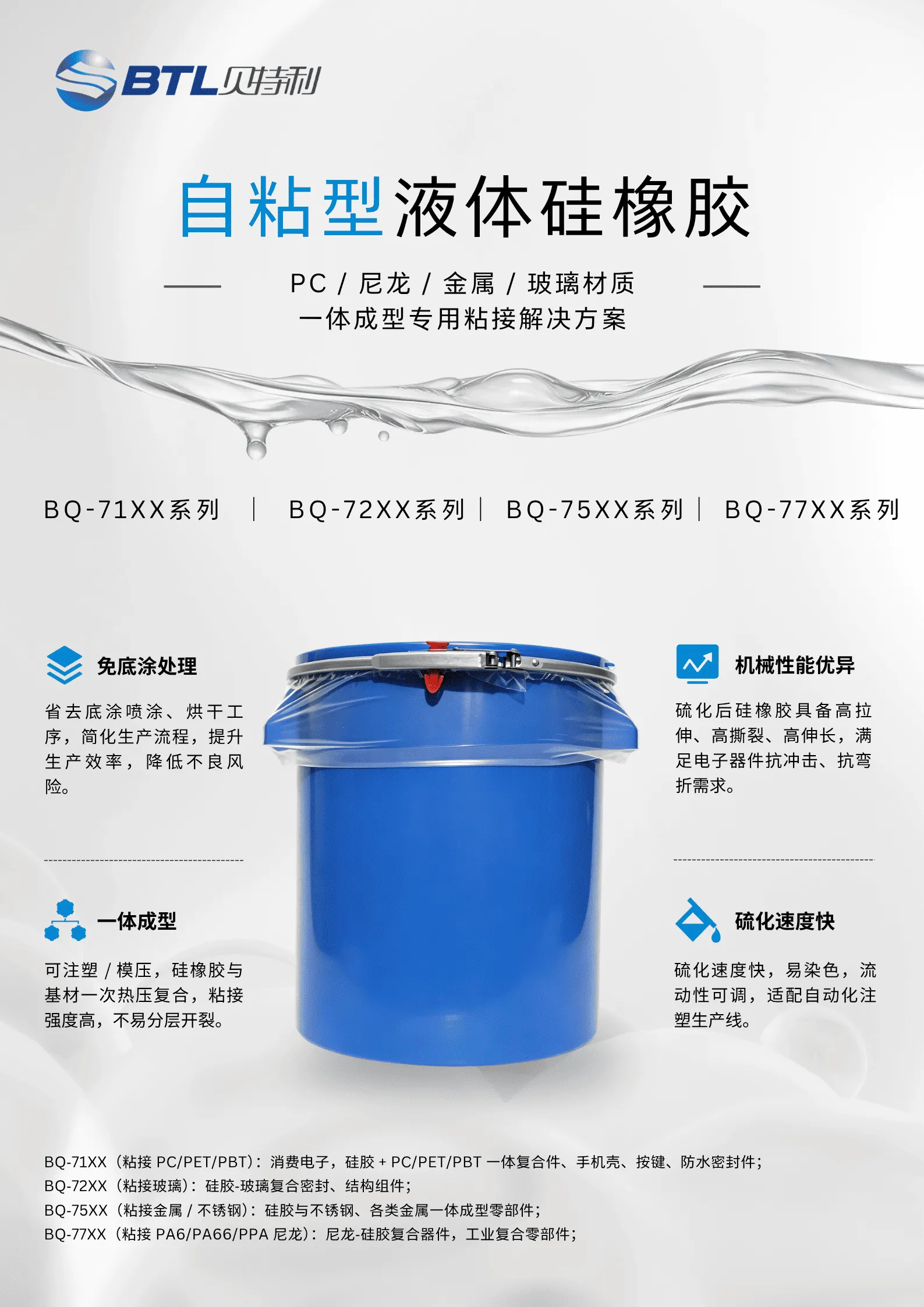 Betely | Self-Bonding Addition-Cure Liquid Silicone Rubber